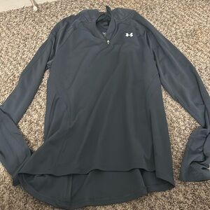 Size M Under Armour quarter zip Semi - Fitted long sleeve